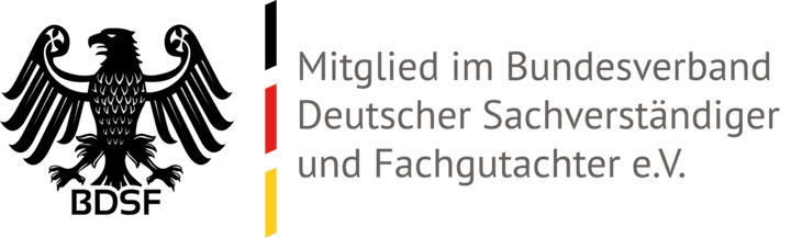 Mitglied im Bundesverband Deutscher Sachverständiger und Fachgutachter e.V.
